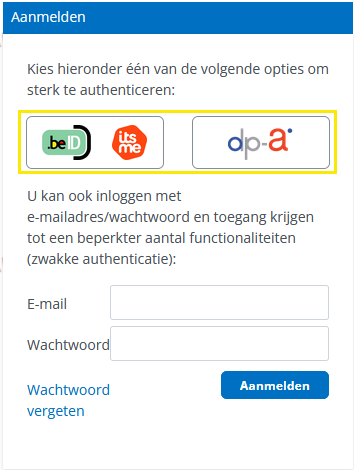 Inloggen