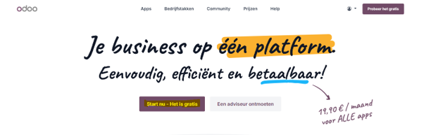 Start nu - het is gratis